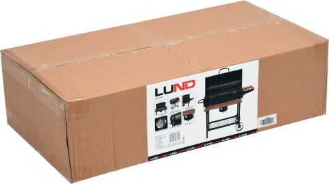 GRILL WĘGLOWY Z POKRYWĄ, RUSZT 71*34.5CM LUND GRILL WĘGLOWY Z POKRYWĄ, RUSZT 71*34.5CM LUND