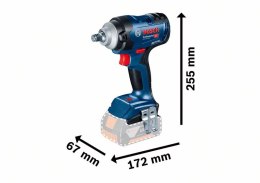 KLUCZ UDAROWY AKUMULATOROWY 1/2'' GDS 18V-400 0*AH BOSCH