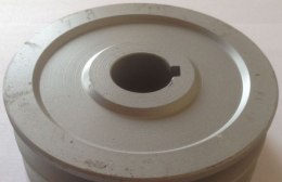 UN | KOŁO PASOWE, PRZEKŁADNIA 2 HB 200MM FI 38MM, NA PASEK 2*17MM | DO NAPĘDÓW MECHANICZNYCH