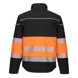 KURTKA OSTRZEGAWCZA SOFTSHELL PW375BKO ROZMIAR L PORTWEST