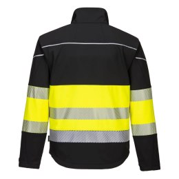KURTKA OSTRZEGAWCZA SOFTSHELL PW375BKY ROZMIAR L PORTWEST