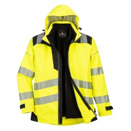 KURTKA ROBOCZA 3W1 PW365YBR ŻÓŁTA S PORTWEST
