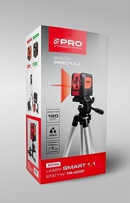 LASER KRZYŻOWY SMART 1.1 +STARYW TR-420F PRO