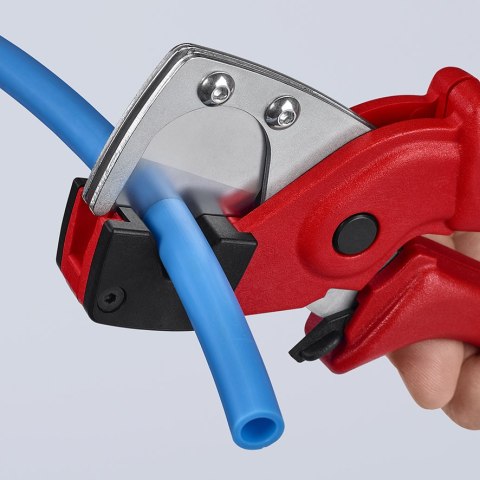 OBCINAK DO RUR WIELOWARSTWOWYCH I WĘŻY PNEUMATYCZNYCH 185MM KNIPEX OBCINAK DO RUR WIELOWARSTWOWYCH I WĘŻY PNEUMATYCZNYCH 185MM KNIPEX