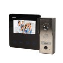 WIDEODOMOFON BEZSŁUCHAWKOWY LCD 4,3' CZARNY DUX ORNO