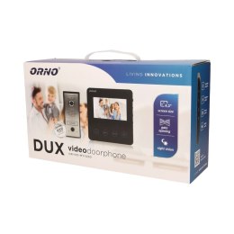 WIDEODOMOFON BEZSŁUCHAWKOWY LCD 4,3' CZARNY DUX ORNO
