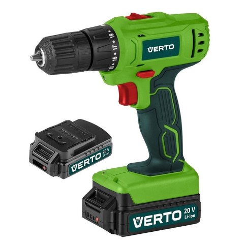WIERTARKO - WKRĘTARKA 2*20V LI-ION 1.5 AH WALIZKA VERTO WIERTARKO - WKRĘTARKA 2*20V LI-ION 1.5 AH WALIZKA VERTO