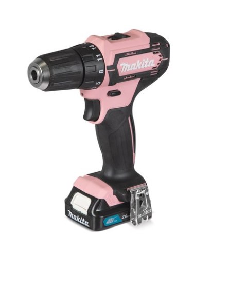 WIERTARKO-WKRĘTARKA AKUMULATOROWA 12V MAX CXT 1*2.0AH RÓŻOWA MAKITA WIERTARKO-WKRĘTARKA AKUMULATOROWA 12V MAX CXT 1*2.0AH RÓŻOWA MAKITA