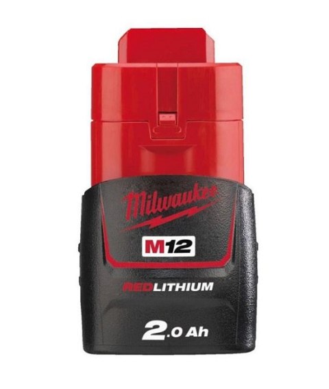 AKUMULATOR MILWAUKEE M12HB2 12V 2.0Ah Li-ion | REDLINK™ | DO 2X WIĘCEJ CZASU PRACY AKUMULATOR MILWAUKEE M12HB2 12V 2.0Ah Li-ion | REDLINK™ | DO 2X WIĘCEJ CZASU PRACY
