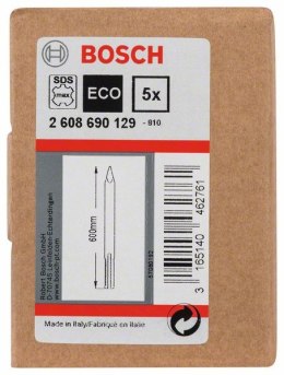 DŁUTO PŁASKIE SDS-MAX 600MM 5PCS BOSCH