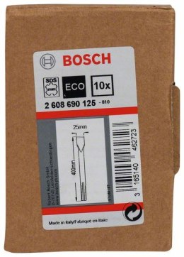 DŁUTO PŁASKIE SDS-MAX RTEC SHARP 25*400MM 10PCS BOSCH