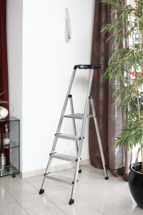 DRABINA ALUMINIOWA WOLNOSTOJĄCA SECURY MULTIGRIP 4 SZCZEBLE KRAUSE DRABINA ALUMINIOWA WOLNOSTOJĄCA SECURY MULTIGRIP 4 SZCZEBLE KRAUSE