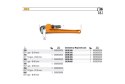 KLUCZ DO RUR WZMOCNIONY 2,1/2'' BETA