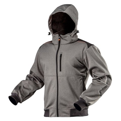 KURTKA SOFTSHELL Z KAPTUREM ODPINANYM, ROZMIAR M NEO KURTKA SOFTSHELL Z KAPTUREM ODPINANYM, ROZMIAR M NEO