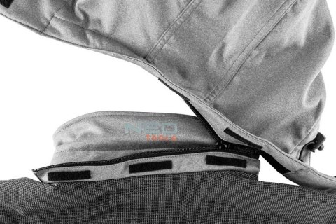 KURTKA SOFTSHELL Z KAPTUREM ODPINANYM, ROZMIAR S NEO KURTKA SOFTSHELL Z KAPTUREM ODPINANYM, ROZMIAR S NEO