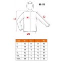 KURTKA SOFTSHELL Z KAPTUREM ODPINANYM, ROZMIAR S NEO