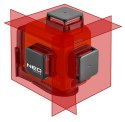LASER 3D CZERWONY,UCHWYT MAGNETYCZNY, ŁADOWARKA, WALIZKA NEO
