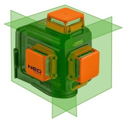 LASER 3D ZIELONY,UCHWYT MAGNETYCZNY, ŁADOWARKA, WALIZKA NEO