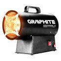 NAGRZEWNICA GAZOWA 15KW NA AKUMULATOR 18V, BEZ AKU. GRAPHITE – OGRZEWAJ HALĘ, MAGAZYN I BUDOWĘ