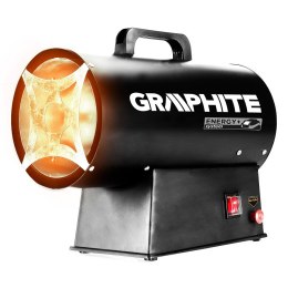 NAGRZEWNICA GAZOWA 15KW NA AKUMULATOR 18V, BEZ AKU. GRAPHITE – OGRZEWAJ HALĘ, MAGAZYN I BUDOWĘ