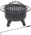 PALENISKO STALOWE Z RUSZTEM 57CM LUND