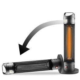 NEO TOOLS | PROMIENNIK STOJĄCY 1000W IP44 | Carbon Fiber, Ochrona przed przewróceniem