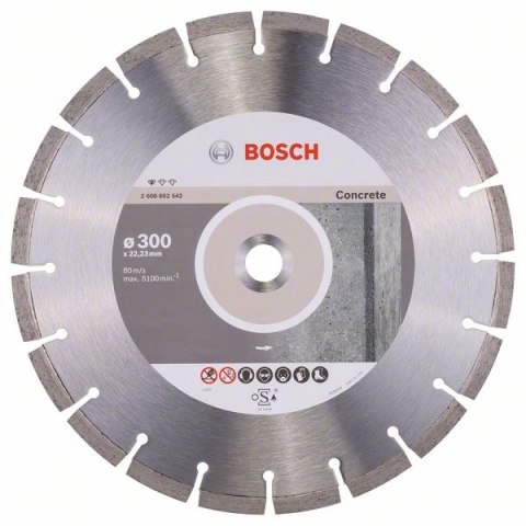 TARCZA DIAMENTOWA DO BETONU STANDARD FOR CONCRETE 300*22 10M BOSCH TARCZA DIAMENTOWA DO BETONU STANDARD FOR CONCRETE 300*22 10M BOSCH