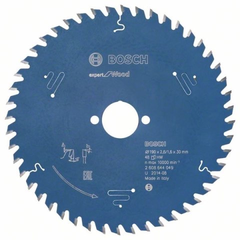TARCZA PILARSKA EXPERT WOO 190*30-48 BOSCH TARCZA PILARSKA EXPERT WOO 190*30-48 BOSCH