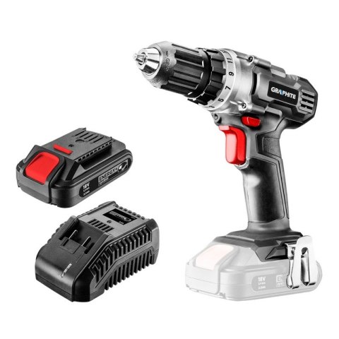 WIERTARKO-WKRĘTARKA AKU. ENERGY+ 18V LI-ION, AKU 2AH, 10MM GRAPHITE WIERTARKO-WKRĘTARKA AKU. ENERGY+ 18V LI-ION, AKU 2AH, 10MM GRAPHITE