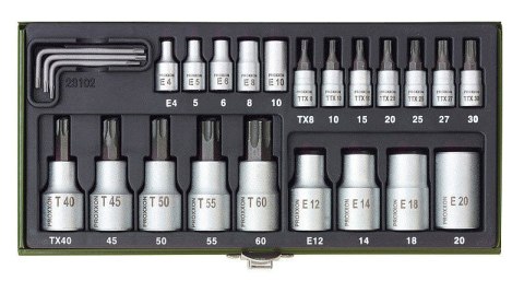 ZESTAW KLUCZY GWIAZDKOWYCH TORX 24CZ. PROXXON ZESTAW KLUCZY GWIAZDKOWYCH TORX 24CZ. PROXXON