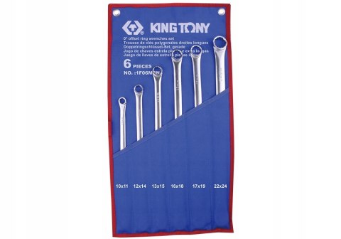 ZESTAW KLUCZY OCZKOWYCH EXTRA DŁUGIE 10-24MM 6CZ. ETUI KING TONY ZESTAW KLUCZY OCZKOWYCH EXTRA DŁUGIE 10-24MM 6CZ. ETUI KING TONY