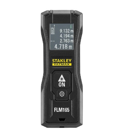 DALMIERZ LASEROWY STANLEY FLM165 | 50M | PRECYZJA ±1,5MM | FUNKCJA PITAGORASA DALMIERZ LASEROWY STANLEY FLM165 | 50M | PRECYZJA ±1,5MM | FUNKCJA PITAGORASA