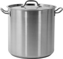 GARNEK WYSOKI Z POKRYWKĄ ZE STALI NIERDZEWNEJ 36X36CM,36.6L. YATO GASTRO