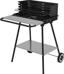 GRILL WĘGLOWY Z PÓŁKĄ PRZEDNIĄ 54*35CM LUND