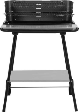 GRILL WĘGLOWY Z PÓŁKĄ PRZEDNIĄ 54*35CM LUND