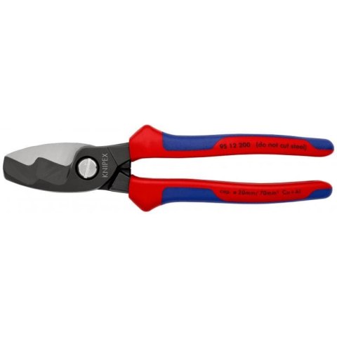 NOŻYCE DO KABLI PODWÓJNE OSTRZE 200MM KNIPEX NOŻYCE DO KABLI PODWÓJNE OSTRZE 200MM KNIPEX