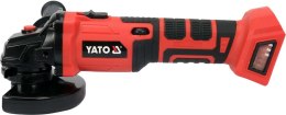 SZLIFIERKA KĄTOWA BEZSZCZOTKOWA 125MM 18V,REGULACJA OBROTÓW YATO