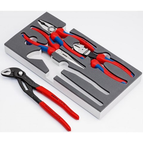 ZESTAW SZCZYPIEC 4CZ., WKŁADKA PIANKOWA KNIPEX ZESTAW SZCZYPIEC 4CZ., WKŁADKA PIANKOWA KNIPEX