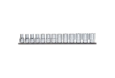 KOMPLET NASADEK 1/2'' 10-22MM,METALOWA SZYNA, 13 SZT. BETA KOMPLET NASADEK 1/2'' 10-22MM,METALOWA SZYNA, 13 SZT. BETA