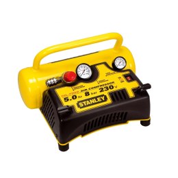 KOMPRESOR BEZOLEJOWY 5L 230V 8 BAR STANLEY | CICHY, KOMPAKTOWY DO POMPOWANIA Opon, Piłek