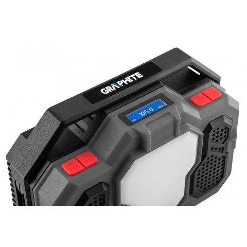 RADIO AKUMULATOROWO-SIECIOWE ENERGY+ 18V, LI-LON,BEZ AKUMUL. GRAPHITE RADIO AKUMULATOROWO-SIECIOWE ENERGY+ 18V, LI-LON,BEZ AKUMUL. GRAPHITE
