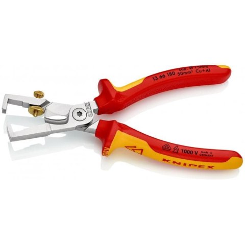 SZCZYPCE DO ZDEJMOWANIA IZOLACJI Z NOŻYCAMI DO KABLI 180MM KNIPEX SZCZYPCE DO ZDEJMOWANIA IZOLACJI Z NOŻYCAMI DO KABLI 180MM KNIPEX