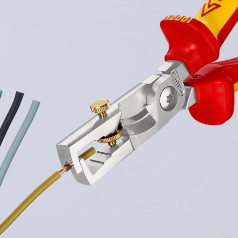 SZCZYPCE DO ZDEJMOWANIA IZOLACJI Z NOŻYCAMI DO KABLI 180MM KNIPEX SZCZYPCE DO ZDEJMOWANIA IZOLACJI Z NOŻYCAMI DO KABLI 180MM KNIPEX