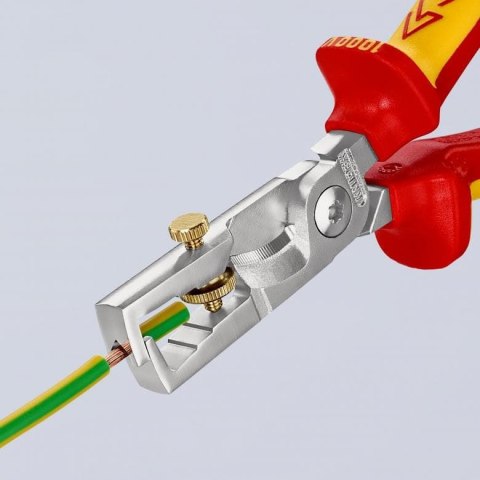 SZCZYPCE DO ZDEJMOWANIA IZOLACJI Z NOŻYCAMI DO KABLI 180MM KNIPEX SZCZYPCE DO ZDEJMOWANIA IZOLACJI Z NOŻYCAMI DO KABLI 180MM KNIPEX