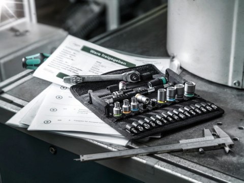 ZESTAW KLUCZY NASADOWYCH 1/4'' ZYLKOP 5-13MM, 28 CZ. WERA ZESTAW KLUCZY NASADOWYCH 1/4'' ZYLKOP 5-13MM, 28 CZ. WERA