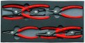 ZESTAW SZCZYPIEC DO PIERŚCIENI OSADCZYCH 6CZ. KNIPEX