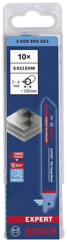 BRZESZCZOT EXPERT S 922 EHM 10SZT. BOSCH | DO CIĘCIA TWARDEGO METALU BRZESZCZOT EXPERT S 922 EHM 10SZT. BOSCH | DO CIĘCIA TWARDEGO METALU