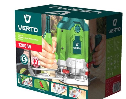 FREZARKA GÓRNOWRZECIONOWA 1200W VERTO FREZARKA GÓRNOWRZECIONOWA 1200W VERTO