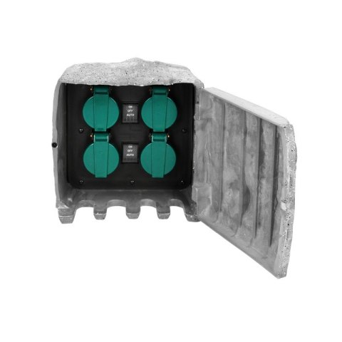 GNIAZDO OGRODOWE KAMIEŃ 4X2P+Z, 3X1,5MM ORNO GNIAZDO OGRODOWE KAMIEŃ 4X2P+Z, 3X1,5MM ORNO