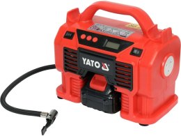 KOMPRESOR AKUMULATOROWY YATO 18V 11 BAR 12L/MIN + AKU 3Ah